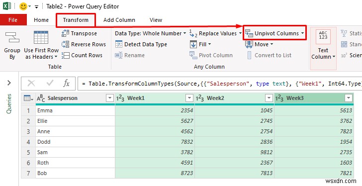 วิธีการแปลงตารางเป็นรายการใน Excel (3 วิธีด่วน)