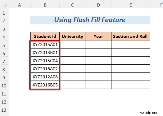 วิธีแยกสตริงตามความยาวใน Excel (8 วิธี)