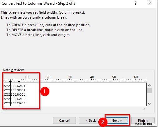 วิธีแยกสตริงตามความยาวใน Excel (8 วิธี)