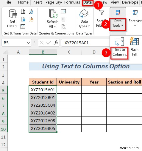 วิธีแยกสตริงตามความยาวใน Excel (8 วิธี)