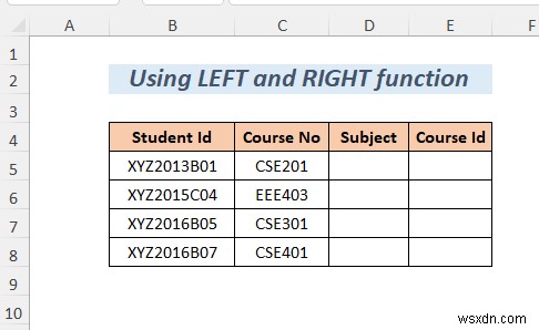 วิธีแยกสตริงตามความยาวใน Excel (8 วิธี)