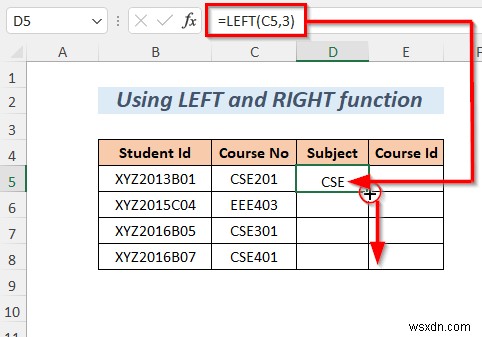 วิธีแยกสตริงตามความยาวใน Excel (8 วิธี)