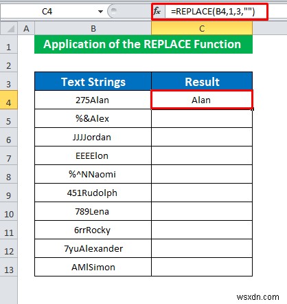 วิธีลบอักขระ 3 ตัวแรกใน Excel (4 วิธี)