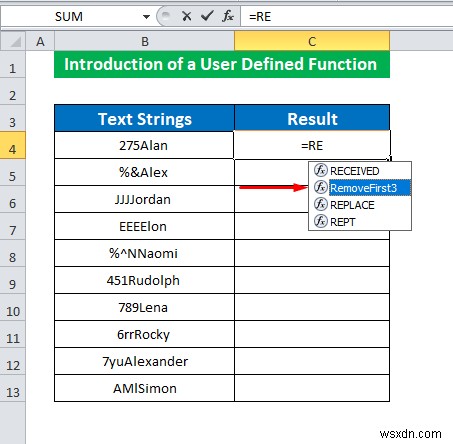 วิธีลบอักขระ 3 ตัวแรกใน Excel (4 วิธี)