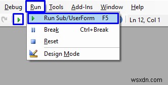 VBA เพื่อใช้ช่วงตามหมายเลขคอลัมน์ใน Excel (4 วิธี)