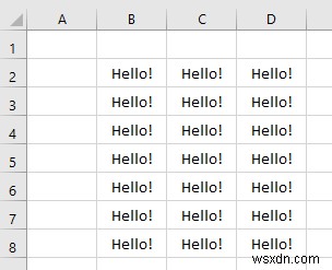 VBA เพื่อใช้ช่วงตามหมายเลขคอลัมน์ใน Excel (4 วิธี)