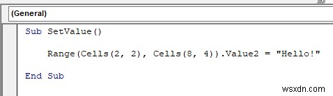 VBA เพื่อใช้ช่วงตามหมายเลขคอลัมน์ใน Excel (4 วิธี)