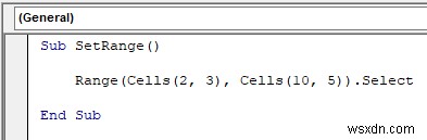 VBA เพื่อใช้ช่วงตามหมายเลขคอลัมน์ใน Excel (4 วิธี)