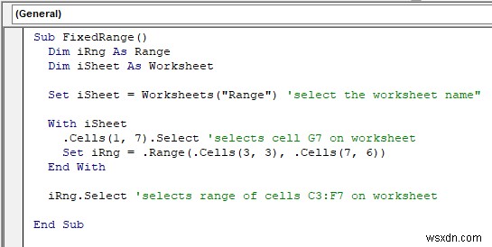 VBA เพื่อใช้ช่วงตามหมายเลขคอลัมน์ใน Excel (4 วิธี)