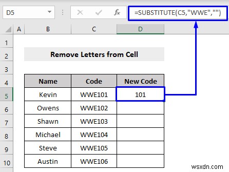 วิธีลบตัวอักษรออกจากเซลล์ใน Excel (10 วิธี)
