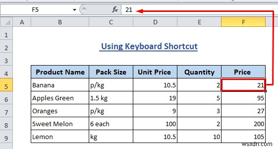 วิธีการล้างสูตรใน Excel (วิธี 7+)