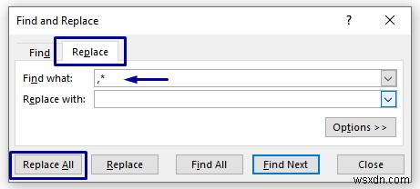 วิธีลบทุกอย่างหลังอักขระใน Excel (7 วิธี)