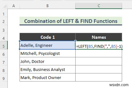 วิธีลบทุกอย่างหลังอักขระใน Excel (7 วิธี)