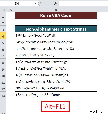 วิธีลบอักขระที่ไม่ใช่ตัวอักษรและตัวเลขใน Excel (2 วิธี)