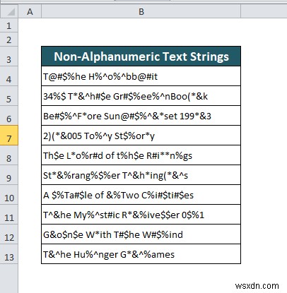 วิธีลบอักขระที่ไม่ใช่ตัวอักษรและตัวเลขใน Excel (2 วิธี)