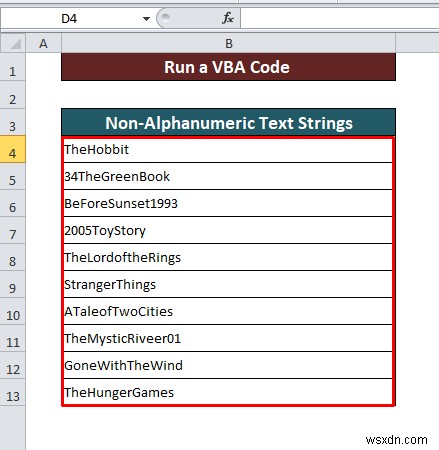 วิธีลบอักขระที่ไม่ใช่ตัวอักษรและตัวเลขใน Excel (2 วิธี)