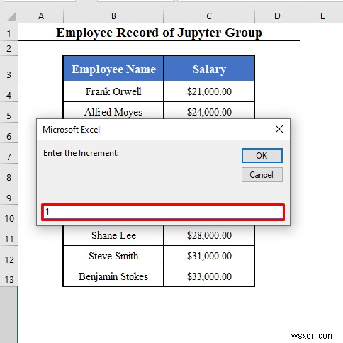 ช่วง VBA ที่มีหมายเลขแถวตัวแปรใน Excel (4 ตัวอย่าง)