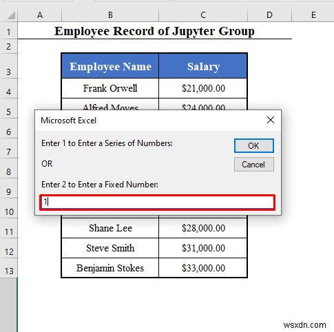 ช่วง VBA ที่มีหมายเลขแถวตัวแปรใน Excel (4 ตัวอย่าง)