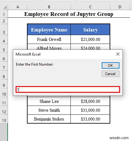 ช่วง VBA ที่มีหมายเลขแถวตัวแปรใน Excel (4 ตัวอย่าง)