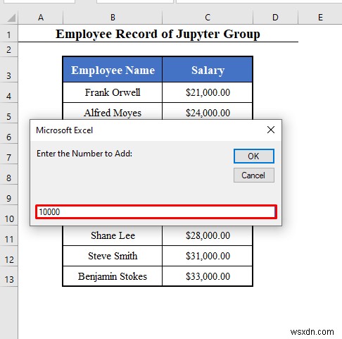 ช่วง VBA ที่มีหมายเลขแถวตัวแปรใน Excel (4 ตัวอย่าง)