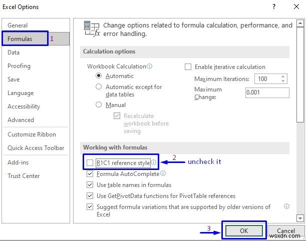 วิธีการแปลงหมายเลขคอลัมน์เป็นตัวอักษรใน Excel (3 วิธี)