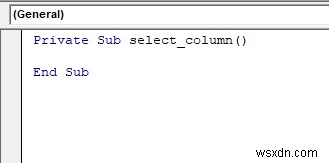 วิธีการใช้ VBA กับคอลัมน์ที่เลือก (3 วิธี)