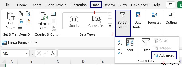 ตัวกรองขั้นสูงของ Excel ไม่ทำงาน (2 เหตุผลและวิธีแก้ไข)