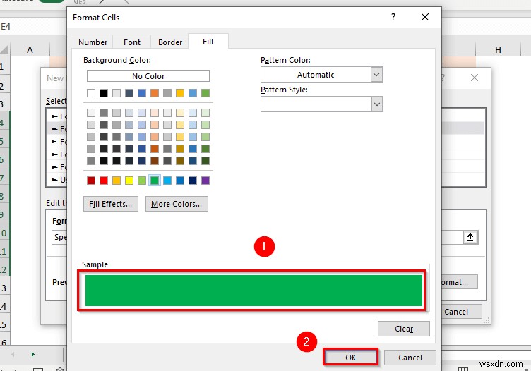 วิธีการสร้างรายการแบบหล่นลงของ Excel พร้อมสี (2 วิธี)