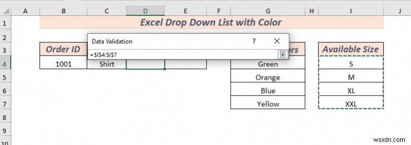 วิธีการสร้างรายการแบบหล่นลงของ Excel พร้อมสี (2 วิธี)