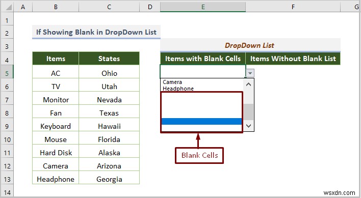 Excel Drop Down List ไม่ทำงาน (8 ปัญหาและวิธีแก้ไข)