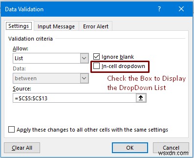 Excel Drop Down List ไม่ทำงาน (8 ปัญหาและวิธีแก้ไข)