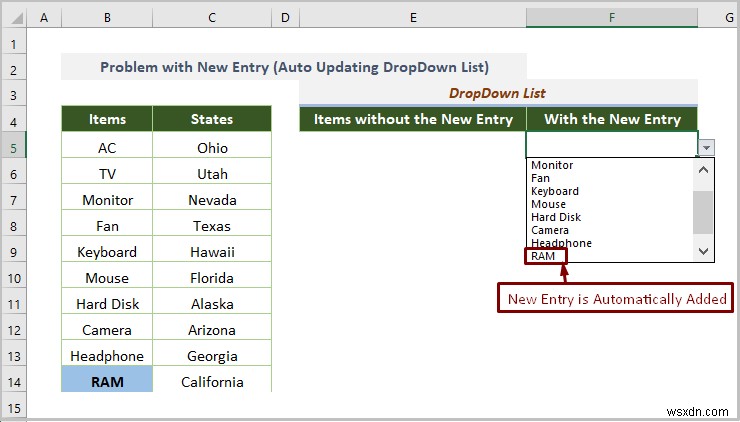 Excel Drop Down List ไม่ทำงาน (8 ปัญหาและวิธีแก้ไข)