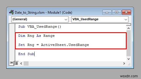 วิธีใช้คุณสมบัติ UsedRange ของ VBA ใน Excel (4 วิธี)