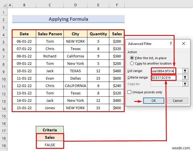 ตัวกรองขั้นสูงที่มีช่วงเกณฑ์ใน Excel (18 แอปพลิเคชัน)