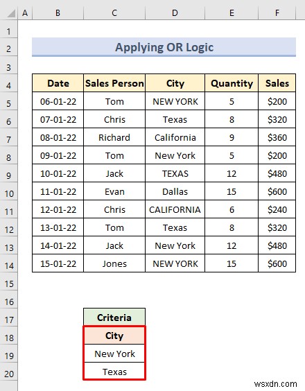 ตัวกรองขั้นสูงที่มีช่วงเกณฑ์ใน Excel (18 แอปพลิเคชัน)