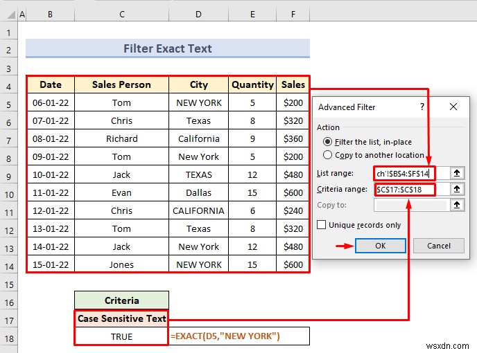 ตัวกรองขั้นสูงที่มีช่วงเกณฑ์ใน Excel (18 แอปพลิเคชัน)