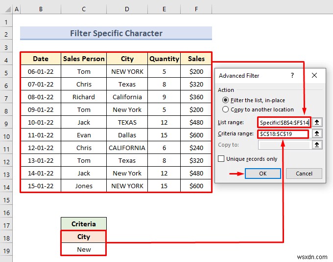 ตัวกรองขั้นสูงที่มีช่วงเกณฑ์ใน Excel (18 แอปพลิเคชัน)