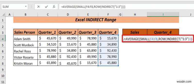 วิธีใช้ช่วงทางอ้อมของ Excel (8 วิธีที่ง่ายที่สุด)