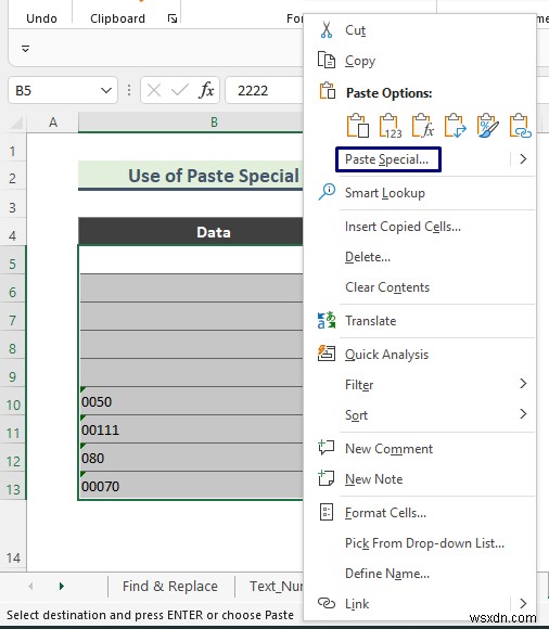 วิธีลบ 0 จาก Excel (7 วิธี)