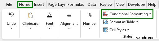 ไฮไลต์เซลล์ที่มีข้อความจากรายการใน Excel (7 วิธีง่ายๆ)