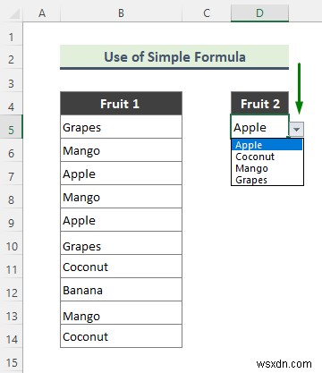 ไฮไลต์เซลล์ที่มีข้อความจากรายการใน Excel (7 วิธีง่ายๆ)