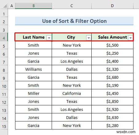 ทางลัดสำหรับตัวกรอง Excel (3 การใช้งานด่วนพร้อมตัวอย่าง)