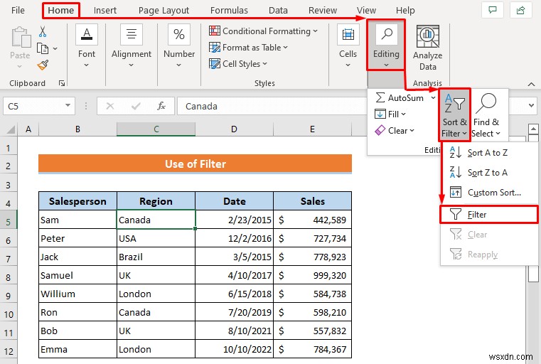 วิธีการกรองตามวันที่ใน Excel (4 วิธีด่วน)