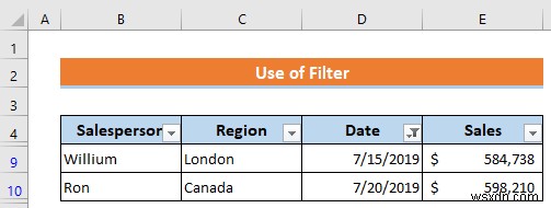 วิธีการกรองตามวันที่ใน Excel (4 วิธีด่วน)