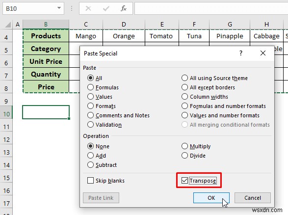 วิธีการกรองข้อมูลแนวนอนใน Excel (3 วิธี)