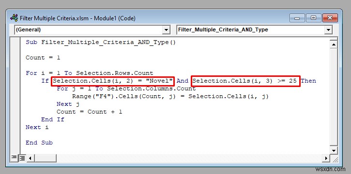 กรองเกณฑ์หลายเกณฑ์ใน Excel ด้วย VBA (ทั้งประเภท AND และ OR)