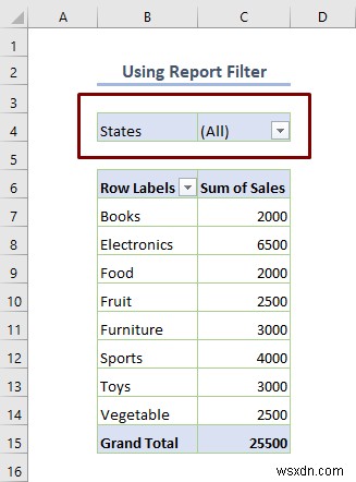 วิธีการกรอง Excel Pivot Table (8 วิธีที่มีประสิทธิภาพ)