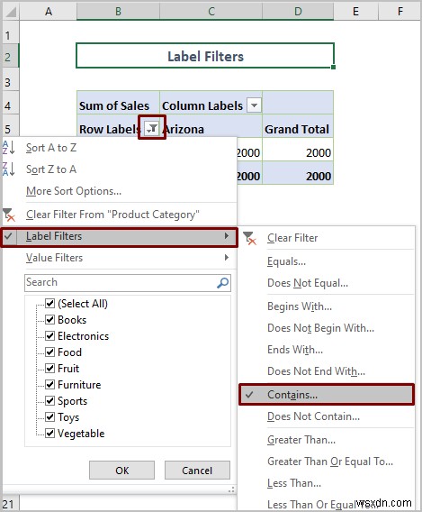 วิธีการกรอง Excel Pivot Table (8 วิธีที่มีประสิทธิภาพ)