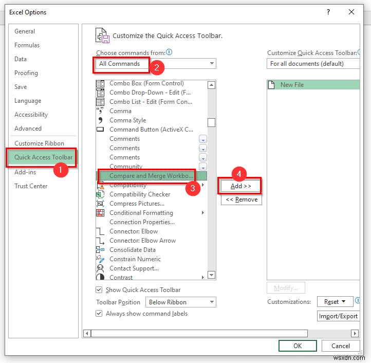 วิธีเปรียบเทียบแผ่นงาน Excel สองแผ่นและไฮไลต์ความแตกต่าง (7 วิธี)