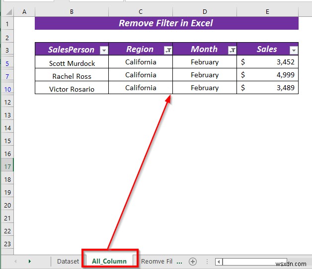 วิธีการลบตัวกรองใน Excel (5 วิธีที่ง่ายและรวดเร็ว)